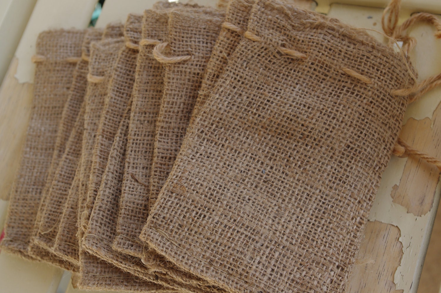 the LITTLE BURLAP BAG- 100bags--- Favors/Gifts-Add your own decorations--set of 100 Il_570xn