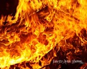 Fire Face 3 Photography Print 8x10