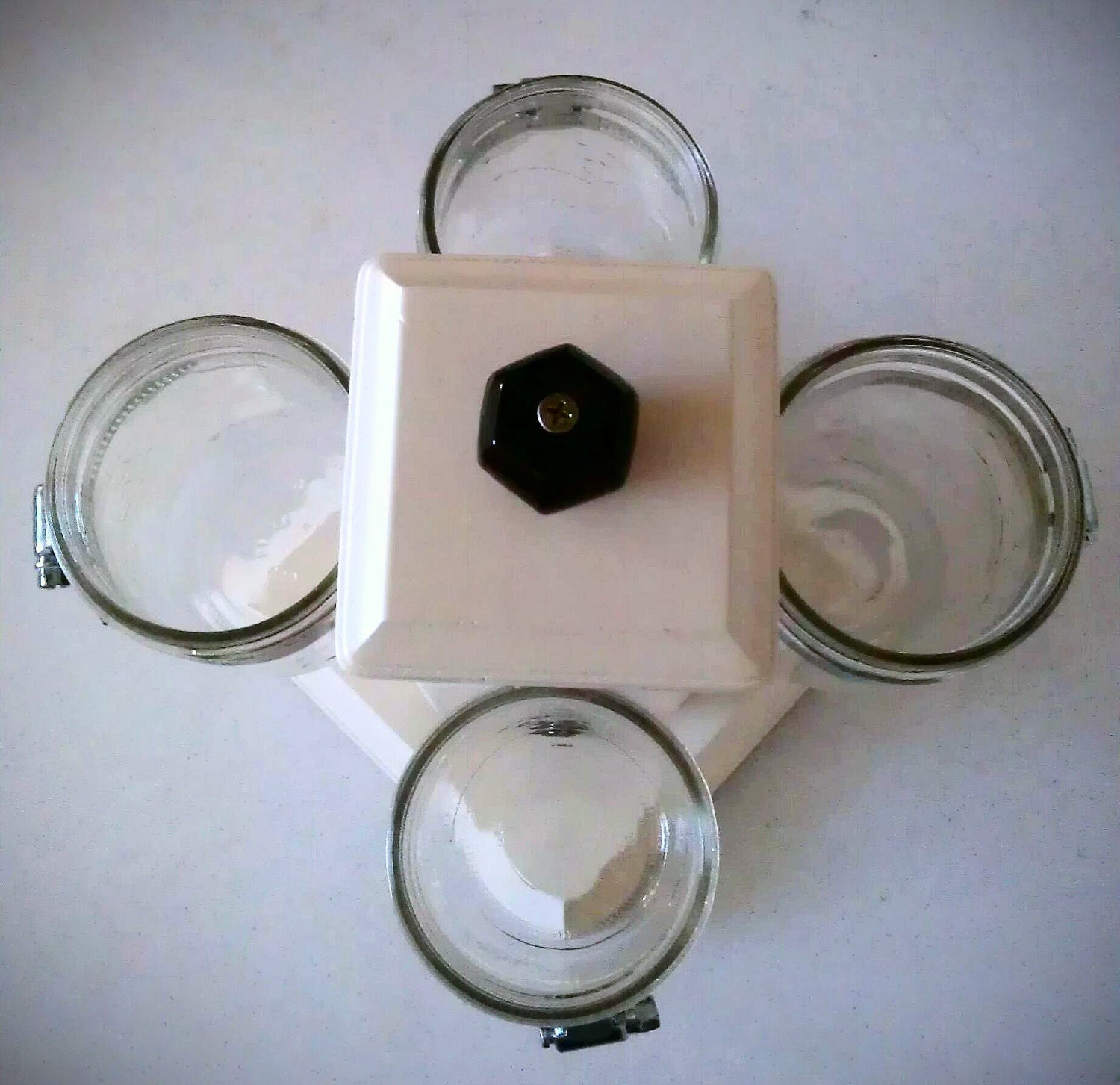 Ball Jar Desk Caddy, Desk Organizer, Utensil Caddy, Paint Brush, Pen, Pencil Holder