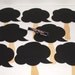 8 Chalkboard Speech Bubbles - Photo booth Props - Plus ONE Chalk Ink Marker Our most Popular Photo Props - Fast Shipping