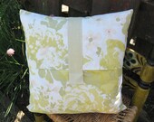 50% OFF Strawberry Shortcake Stops to Smell the Roses Upcycled 13.5"x13.5" Pillow Cover