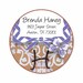 Personalized Address Labels Stickers / Butterfly & Monogram