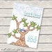 Love Birds Save the Date 5x7 Announcement, Linen