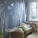 Tree Wall Decals Wall Stickers kids decals nature room decor baby nursery -14 winter trees