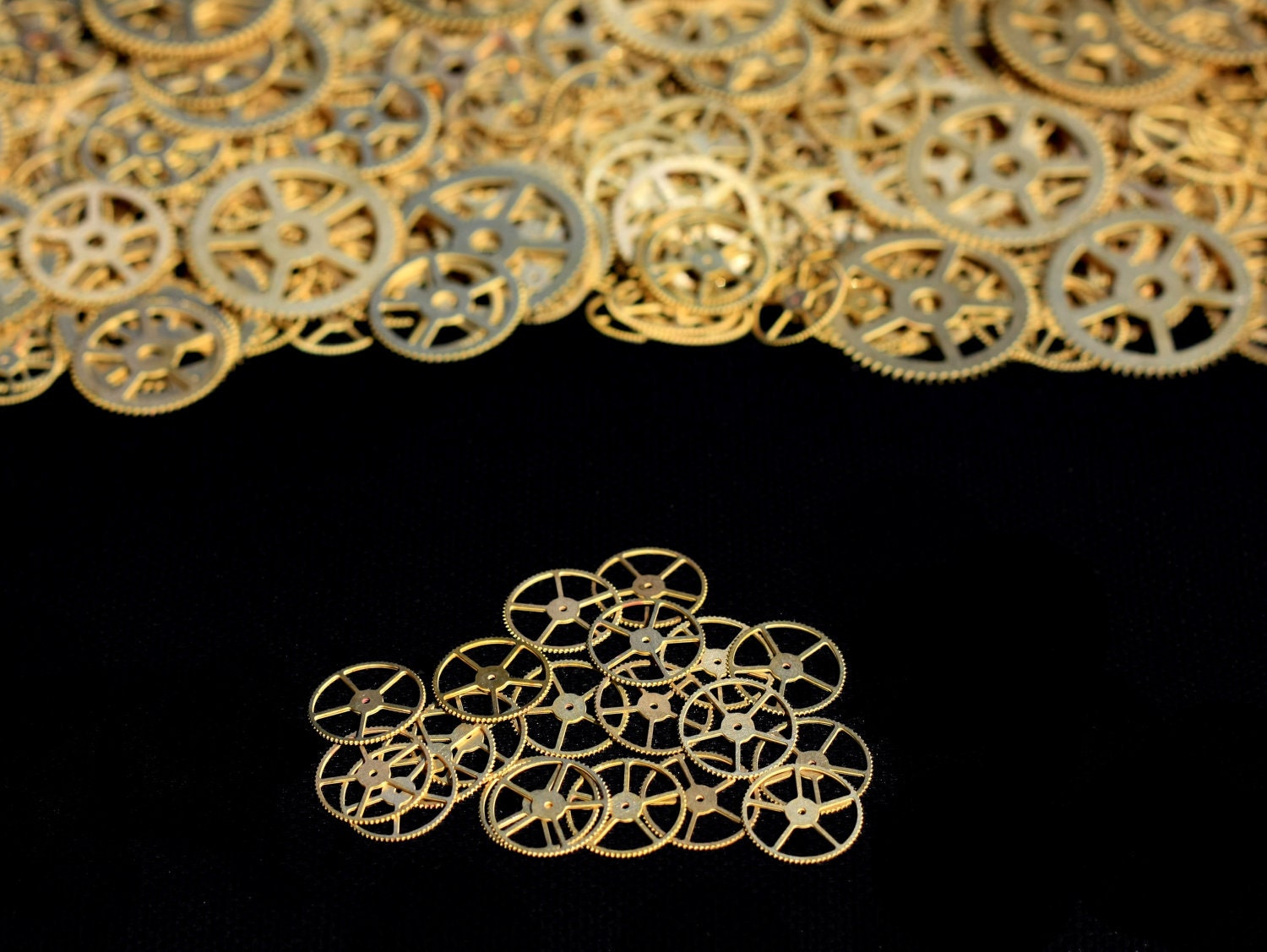 20x BRASS - 1/2 Inch (12.7mm) SteamPunk Gears