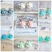 Floral Stud Post Earrings Set Floral Earrings Set Floral Studs Lot of 3 Flower Post Set Beige Pink Peach Orange Earrings