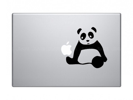 Panda Decals Stickers Macbook Skin Art Vinyl For Apple Macbook Pro Air J160