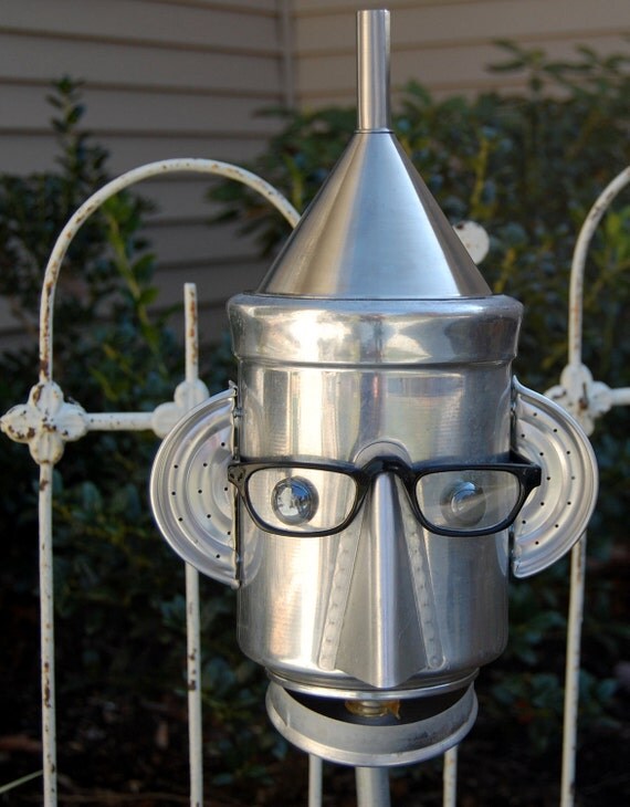 Pot Head Yard Art