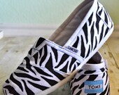 zebra toms shoes