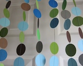 Paper Garland, Baby Boy Shower Decorations, Sprinkle Decorations, Birthday Decorations, Earth Day, Wedding - SuzyIsAnArtist