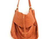 Leather Hobo bag for mom