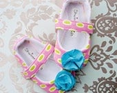 Bubblegum Pink Mary Janes - Baby Shoes