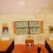 Real Symbols Unreal Reality. Oil on Canvas. 36" x 36" Original Painting. Wall Decor