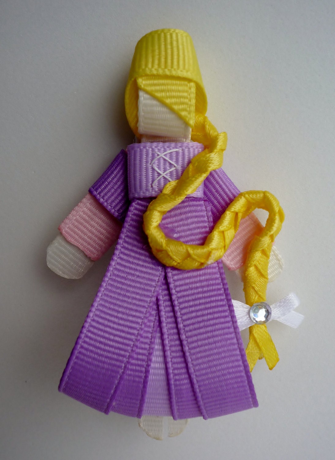 Rapunzel Hair-clip (Ribbon Sculpture)