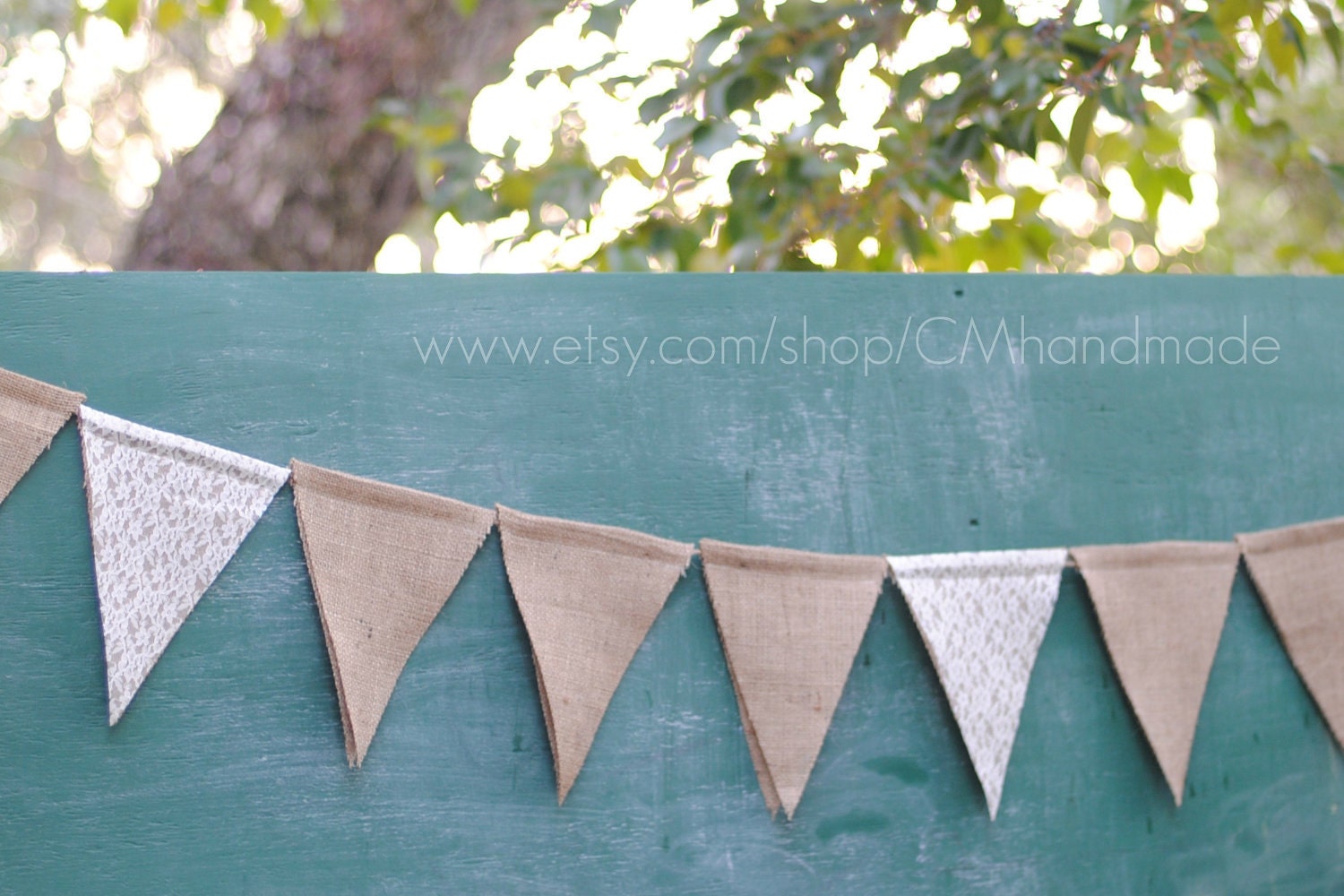 BURLAP & LACE banner