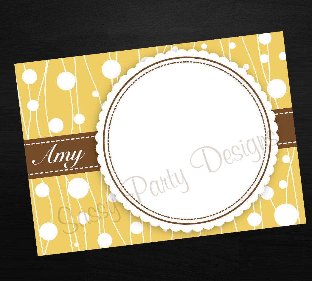 Polka Dot Note Cards Il_570xn