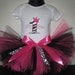 Princess Zebra Personalized Birthday Tutu set