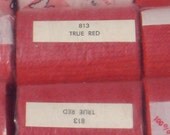 True Red Latch Hook Rug Yarn