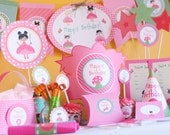 Instant Download Fairy Princess Birthday Printable Party Kit with EDITABLE Text for YOU to PERSONALIZE