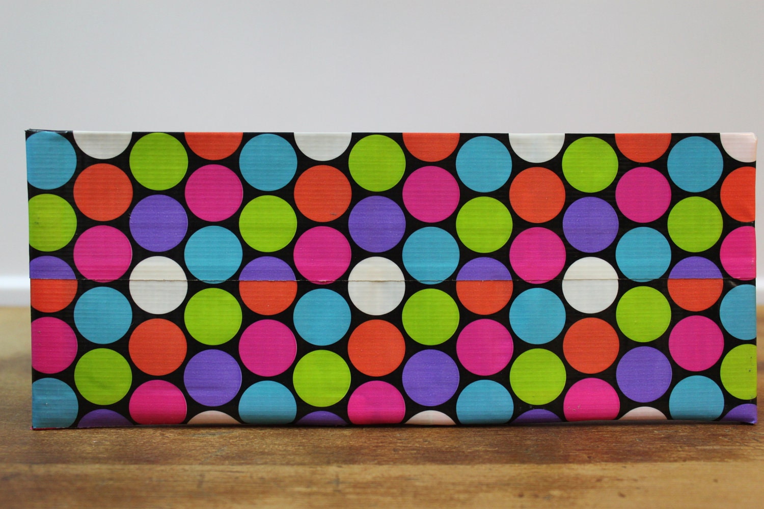 Duct Tape Wallet - Colorful Dots