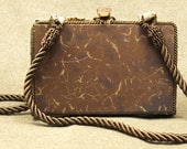 Vintage Book Shoulder Purse, Speak to the Earth, circa 1974