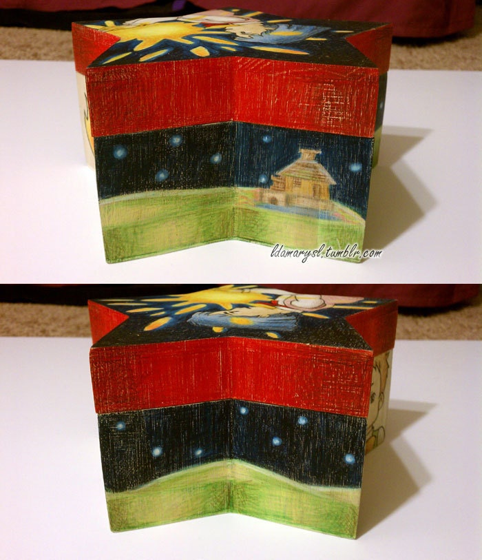 RESERVED for Virginia (GingerGM) Howl's Moving Castle Star Shaped Box