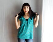 Emerald green lace tank top lace camisole green top