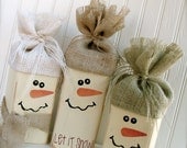 Large Snowman Trio: Perfect way to Decorate for the Winter Season