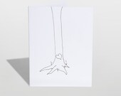 Love Tree-Valentines Day Card, Stickman Heart Card, Love, Friendship, Romance, anniversary, Birthday Card
