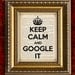 KEEP CALM and GOOGLE It Dictionary Art Print Antique Book Page Art Print 8x10 Steampunk Computer