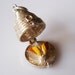 Vintage Sterling Silver Beehive & Enamel Bee Charm Opens