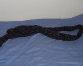 Scarf - Goth Grape and Lavender - Hand Knitted by Stephanie Briggs