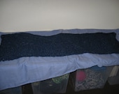 Non-Fringed Scarf - Pansies - Hand Knitted by Stephanie Briggs