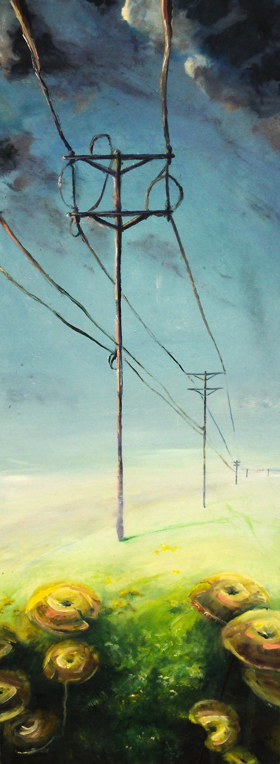 We Switched To Voyage - surreal landscape painting