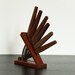 Vintage Cheese Knives Set Danish Style Design 1960s