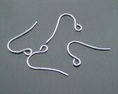 200 pcs 10mm Antique Silver Vintage Simple Ear Fish Hooks Earwires earrings Findings a04c490