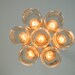 Mason Jar Light Chandelier - Lucky Seven Quart Size