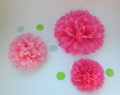 Centerpiece Kit ..20 Paper Flowers (Any Colors.)..   Birthday Party Decoration and Wedding Decor