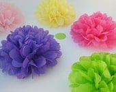 40 Medium Tissue Paper Flowers (ANY COLORS) Wedding, baby shower, birthday party decorations Il_170x135