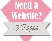Need a Website, Professional Custom Website Design 3 Pages.