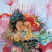 B.F.F. 8x11 Giclee print- Best Friends, girlfriends, sisters, contemporary art, friendship, love