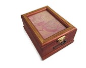 Wooden Keepsake Box with Fairy