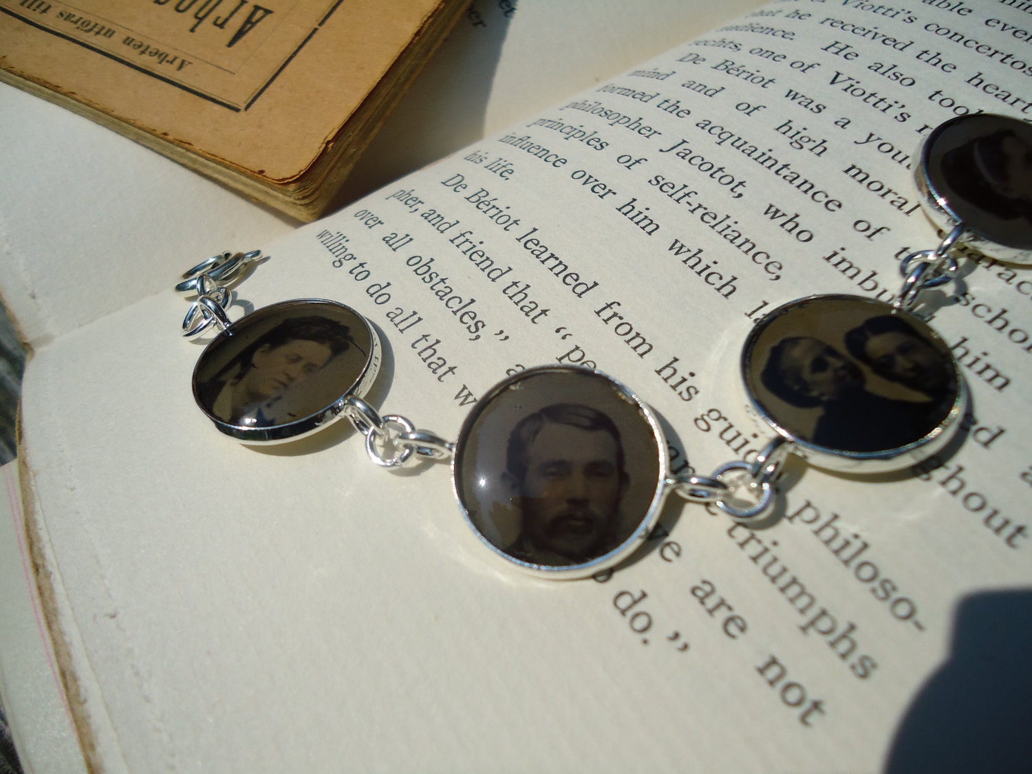 Bracelet, tintype, antique