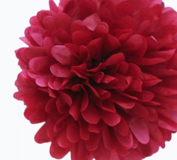 Tissue Paper Pom Pom Burgundy Il_170x135