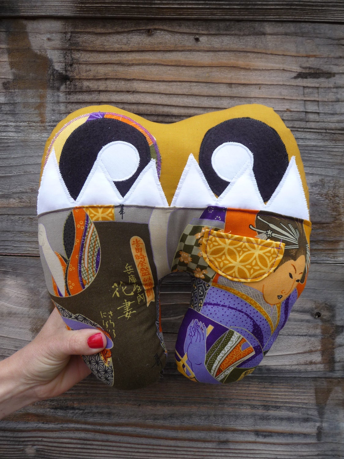 Tooth Fairy Pillow and Book...Toothy the Tooth Ferry... Geisha Toothy