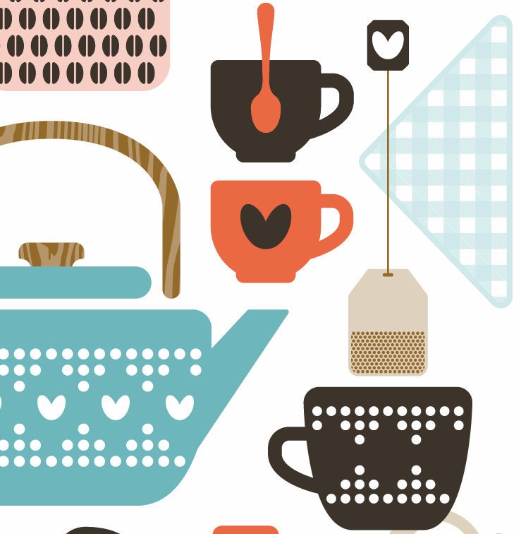 Coffee & Tea - 11"x17" Print