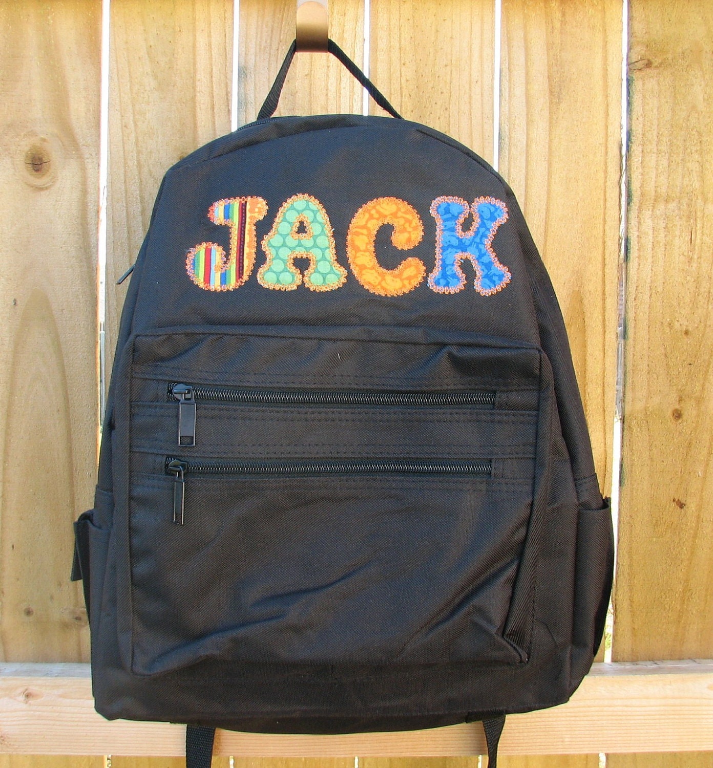 Personalized Applique Backpack