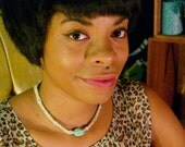 Aquarina glass beaded hemp choker