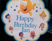 Bubble Guppies Birthday Party Door Sign