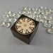 Wood Ring Box with inlaid Acanthus leaf No. 2 with Free Shipping and Engraving.